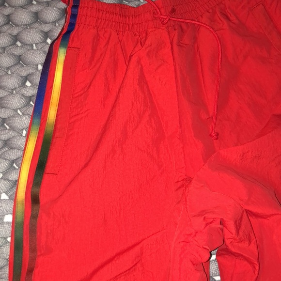 Red Adidas swish pants! Vintage style, never been worn, super cute and trendy! - Picture 12 of 14